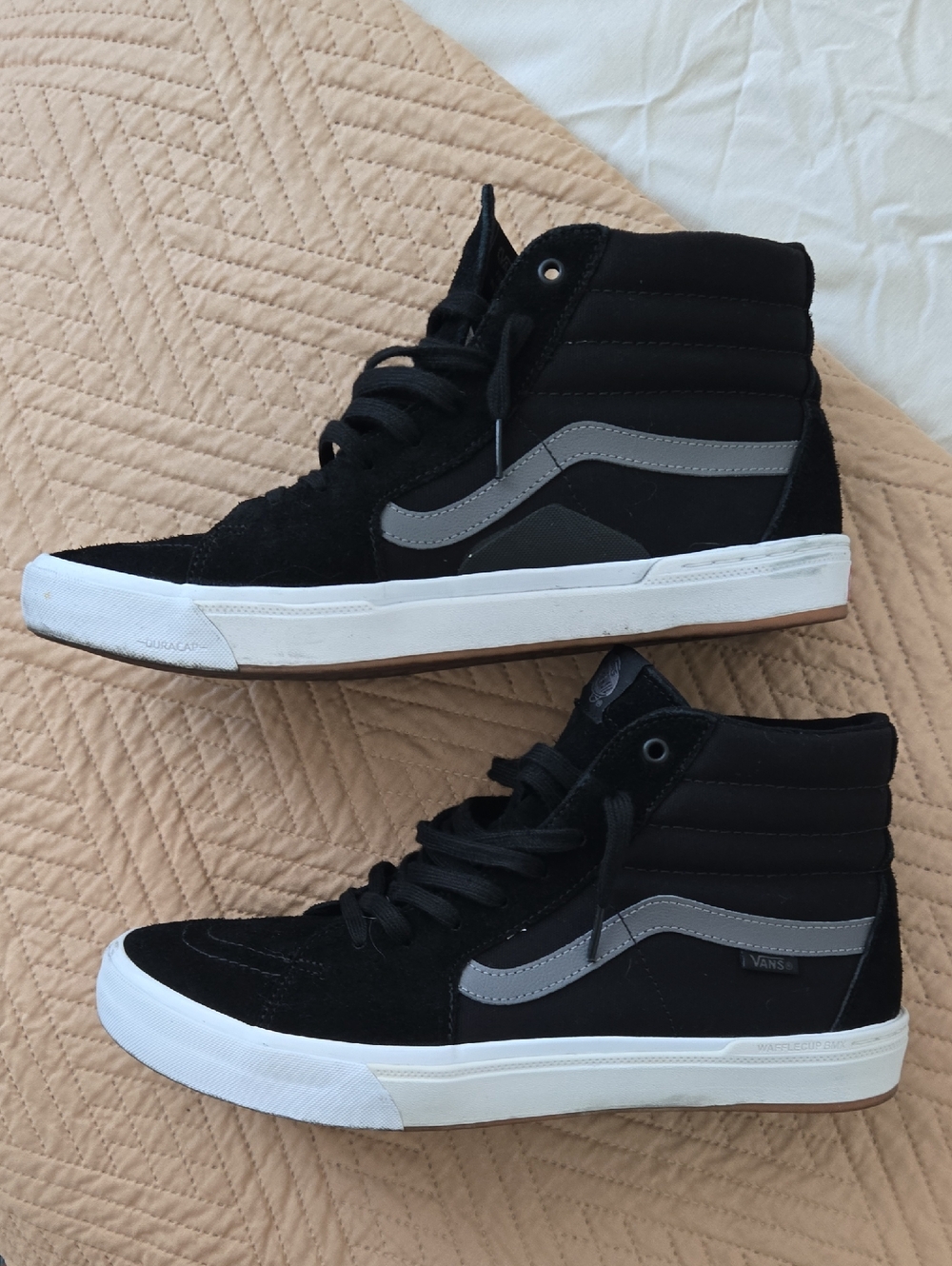 Vans High Top Shoes Mens Black Popcush